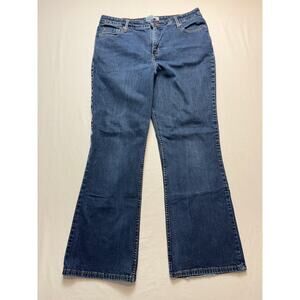 Womens Levi Strauss Signature At Waist Bootcut Jeans Size 16 Short Stretch